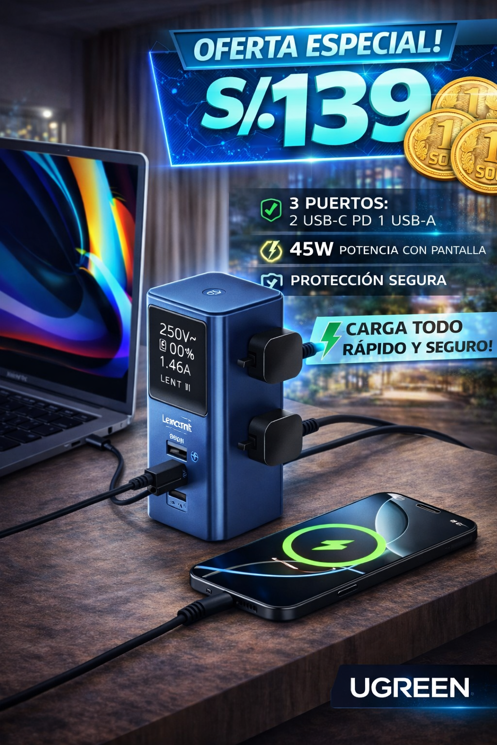 PowerHub Pro 45W